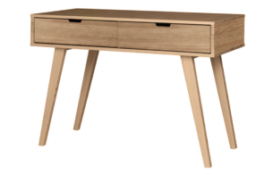 MONTI, https://konsimo.de/kollektion/monti/ Schreibtisch im skandinavischen Stil mit Schubladen natürlich eiche - Foto