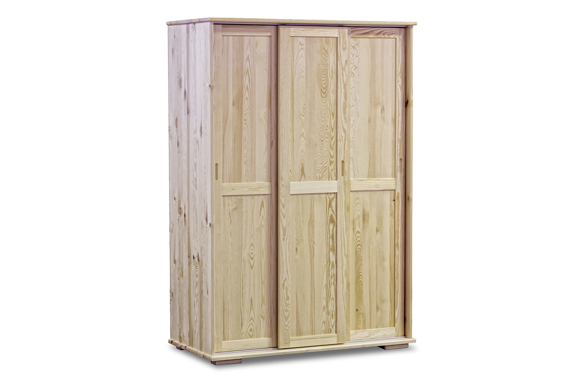 Schiebeschrank in Kiefer verschiebbar 120 cm