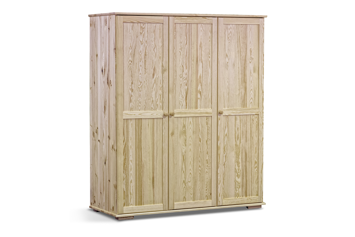 Großer 3-türiger Kleiderschrank in Kiefer