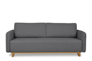 MARIL, https://konsimo.de/kollektion/maril/ Sofa 3-Sitzer Sofa mit Holzsockel grau dunkelgrau - Foto