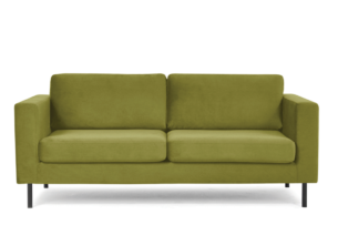 TOZZI, https://konsimo.de/kollektion/tozzi/ Samt-Sofa 200 cm auf Metallfüßen in olivgrün olive - Foto