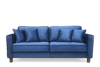 KANO Dreisitzer-Sofa mit zusätzlichen Kissen navy blau marineblau - Foto 1