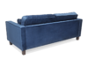 KANO Dreisitzer-Sofa mit zusätzlichen Kissen navy blau marineblau - Foto 4