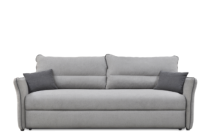 JUSTI, https://konsimo.de/kollektion/justi/ 3-Sitzer Sofa mit großen Kissen grau grau/anthrazit - Foto
