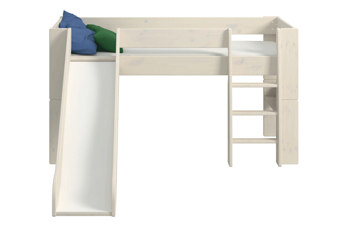 Bett mit Rutsche