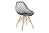 FAGIS Design Stuhl aus Kunststoff Schwarz schwarz - Foto 1