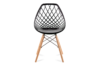 FAGIS Design Stuhl aus Kunststoff Schwarz schwarz - Foto 2