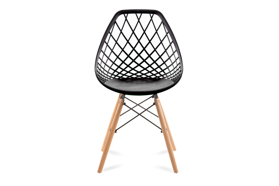 FAGIS Design Stuhl aus Kunststoff Schwarz schwarz - Foto 1