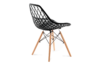 FAGIS Design Stuhl aus Kunststoff Schwarz schwarz - Foto 3