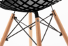 FAGIS Design Stuhl aus Kunststoff Schwarz schwarz - Foto 5