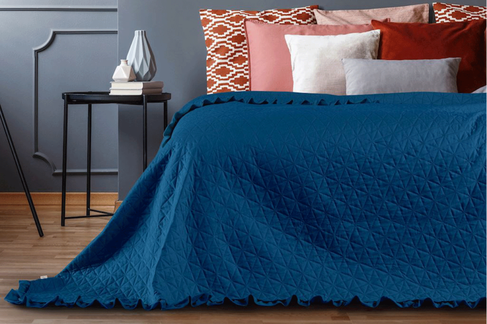 TILIA Tagesdecke blau - Foto 3