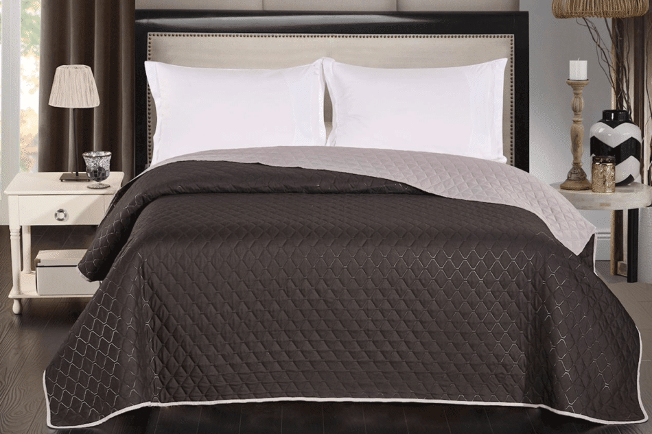 AXEL Tagesdecke silber/schwarz - Foto 1