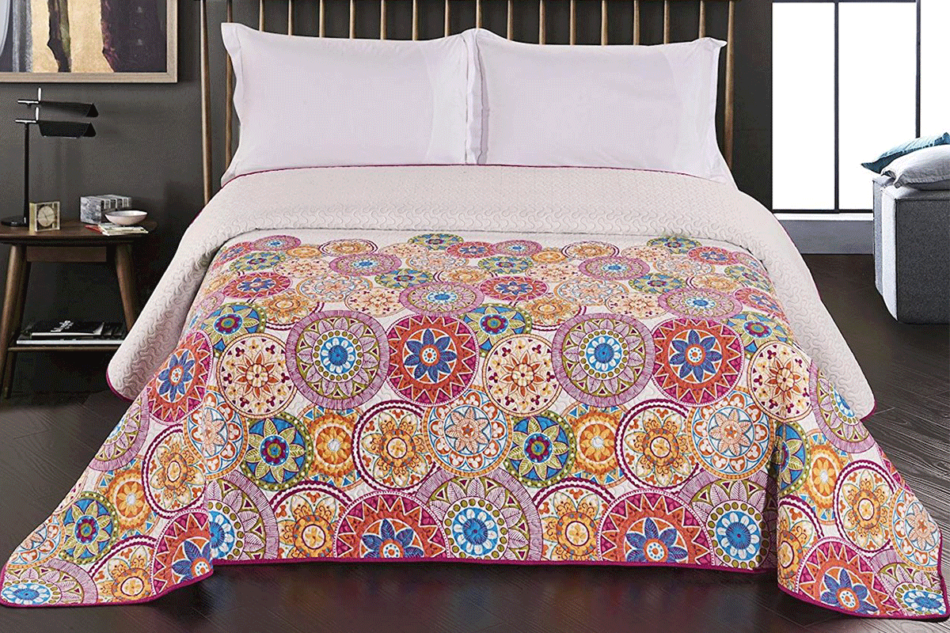 BIBI Tagesdecke mehrfarbig - Foto 2