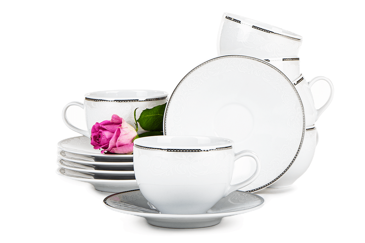 Set mit 6 Tassen (12 -teilig.)