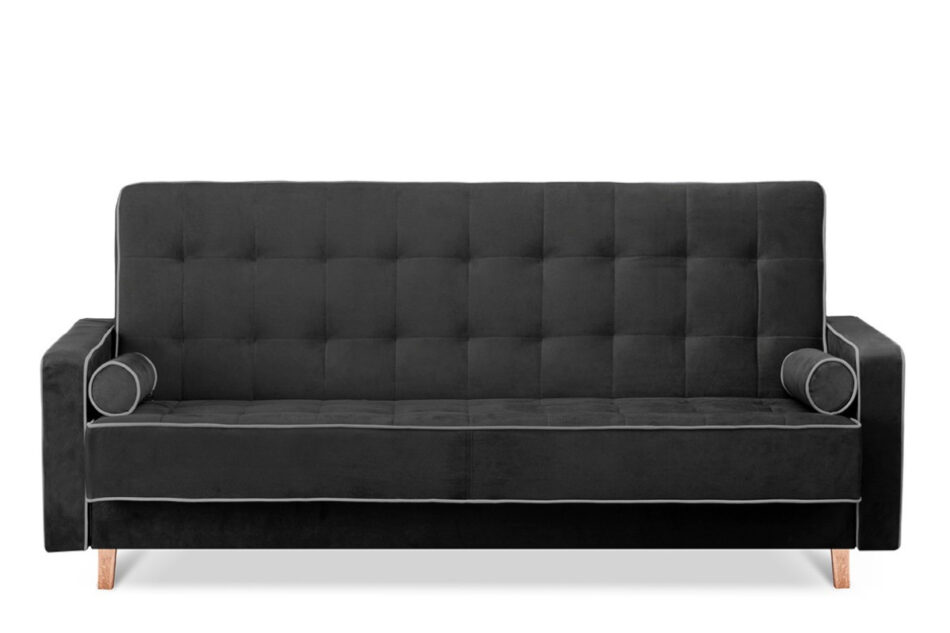 DOZER 3-Sitzer Sofa mit Schlaffunktion schwarz schwarz/grau - Foto 0