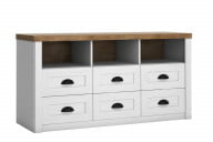 TV-Schrank im provenzalischen Stil Weiß