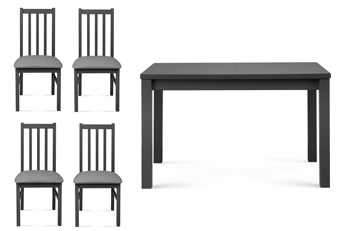 Satz Stühle 4 -teilig.  + Tisch