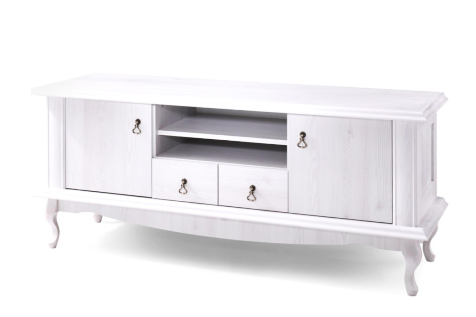 BRITON Vintage-Schrank TV weiß weiß - Foto 0