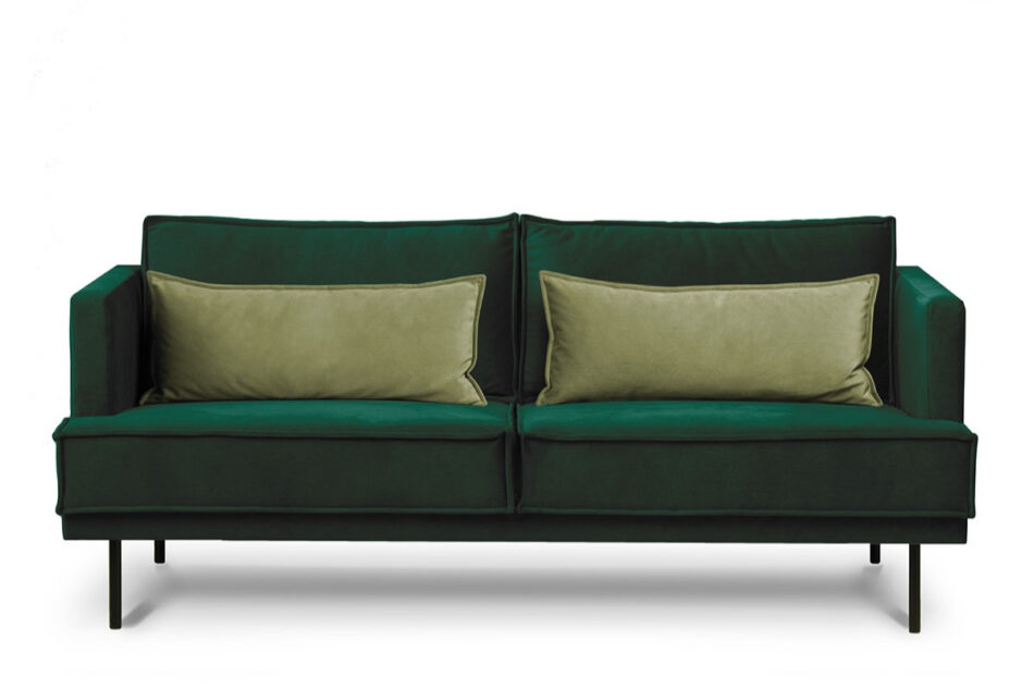 GANZO 3-Sitzer-Sofa für Wohnzimmer mit Kissen Flasche grün dunkelgrün/hellgrün - Foto 0