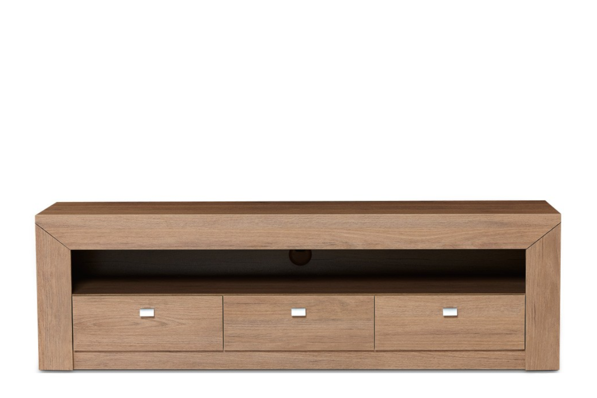 Gerader RTV-Schrank 150 cm mit Schubladen Eiche natur