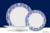 LIVIDUS Porzellan Tafelservice Griechisches Muster weiß/blau für 4 Personen weiß/blau - Foto 9