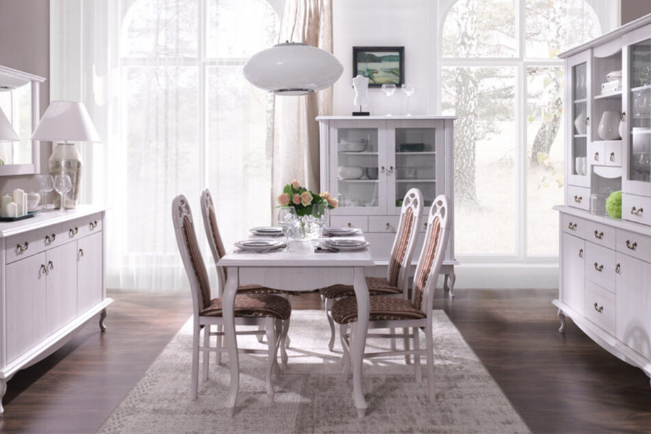 BRITON Kommode Auszug 165 cm vintage weiß weiß - Foto 1