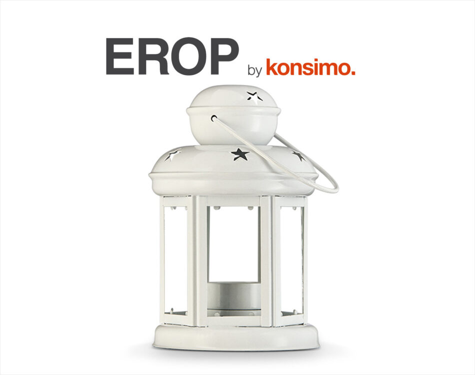 EROP Laterne weiß - Foto 2