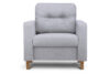 ERISO Grau Sessel für das Wohnzimmer hellgrau - Foto 1