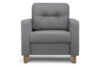 ERISO Dunkelgrauer Sessel für das Wohnzimmer dunkelgrau - Foto 1