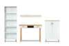 FRISK Skandinavische Möbel weiß für das Wohnzimmer weiß / eiche natur - Foto 1
