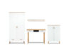 FRISK Skandinavische Möbel weiß für das Wohnzimmer weiß / eiche natur - Foto 1