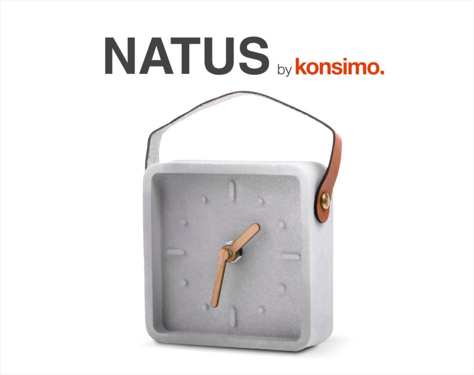 NATUS Uhr hellgrau/braun - Foto 3