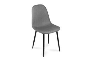 MATRIS, https://konsimo.de/kollektion/matris/ Grauer Stuhl auf dunklen Beinen grau - Foto