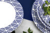 LIVIDUS Dessertteller weiß/blau - Foto 4