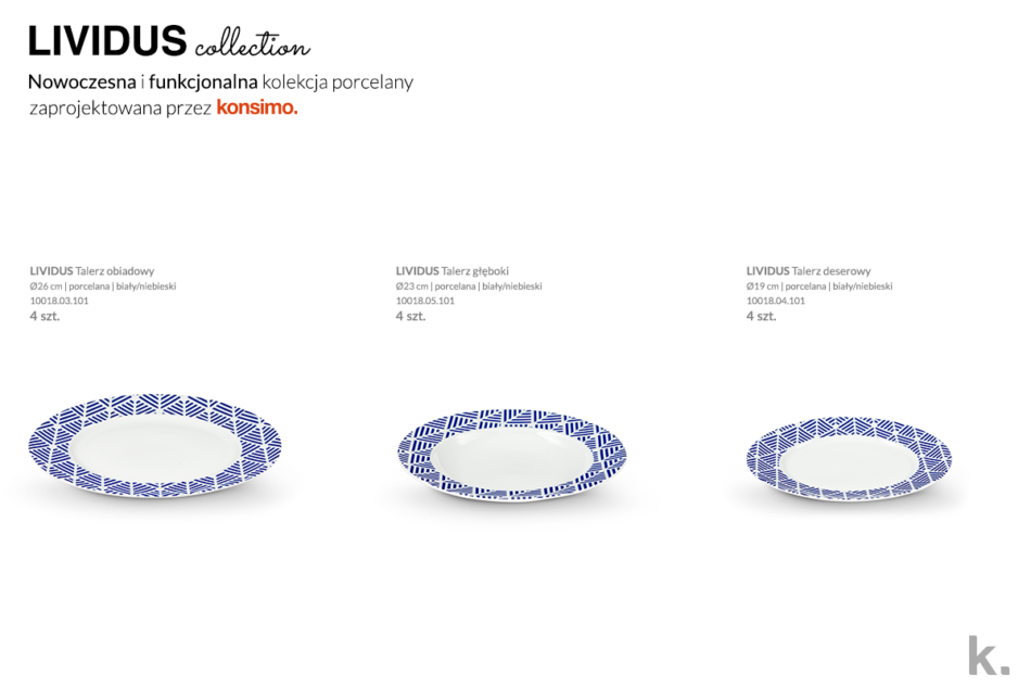 LIVIDUS Porzellan Tafelservice Griechisches Muster weiß/blau für 4 Personen weiß/blau - Foto 6