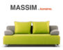 MASSIM 3-Sitzer-Sofa mit Schlaffunktion grün grün/grau - Foto 10