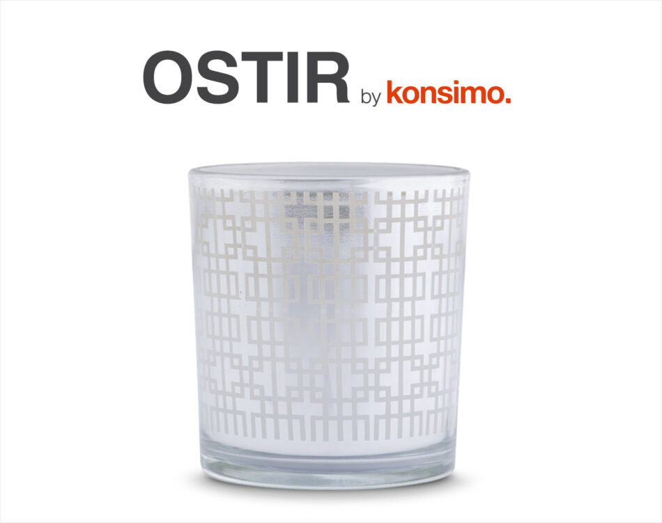 OSTIR Kerzenhalter silber - Foto 2