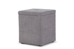 GRIDI, https://konsimo.de/kollektion/gridi/ Cube Pouffe mit Aufbewahrungsbox grau grau - Foto