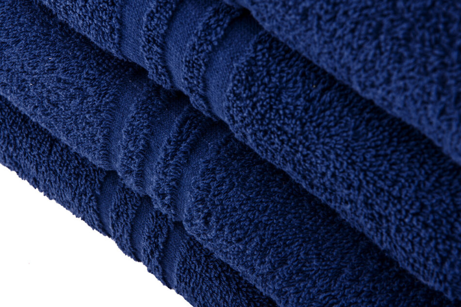 MANTEL Set mit 4 mittelgroßen Handtüchern marineblau - Foto 6