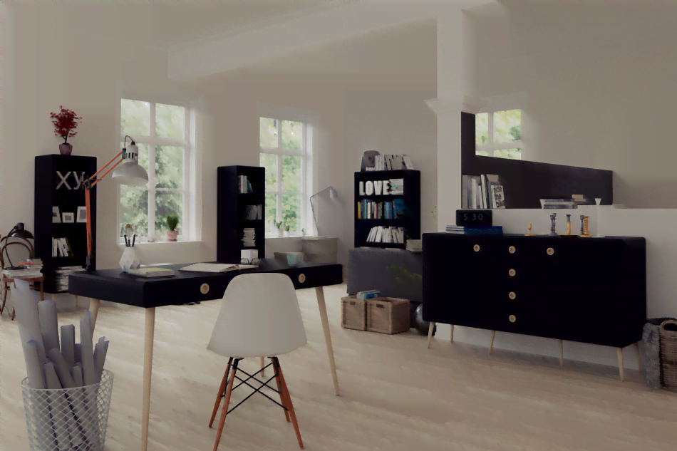 SOFTLINE Große skandinavische Kommode mit Regalen und Schubladen in Weiß weiß/eiche - Foto 5