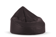 Sitzsack aus Lederoptik in Braun