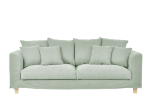 BRYONI, https://konsimo.de/kollektion/bryoni/ 3-Sitzer-Sofa mit extra Kissen in mintgrün minze - Foto
