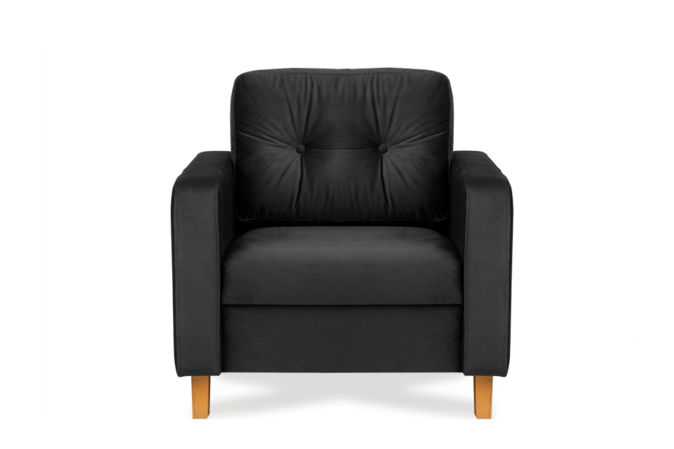 ERISO Dunkelgrüner Velours-Sessel für das Wohnzimmer graphit - Foto 0