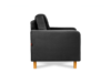 ERISO Dunkelgrüner Velours-Sessel für das Wohnzimmer graphit - Foto 4
