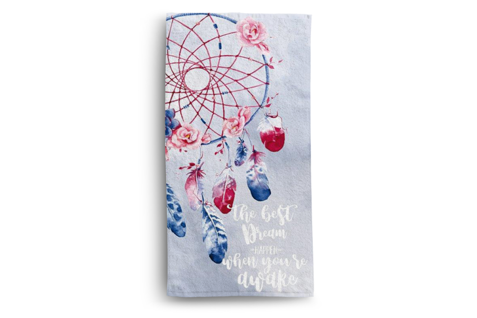 DIMUS Dreamcatcher Handtuch blau/rosa - Foto