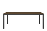 Tisch 200 cm Loft-Stil schwarz Esche