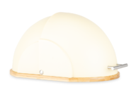 Bambusbrotlaib rund creme