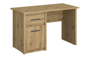 LEORI, https://konsimo.de/kollektion/leori/ Schreibtisch mit Einlegeböden und Schublade Loft-Stil Eiche artisan handwerkliche eiche - Foto