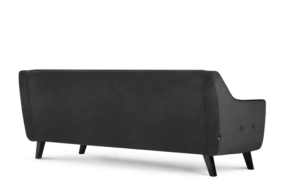TERSO Scandinavian Sofa 3-Sitzer Sofa Velours Graphit graphit - Foto 2