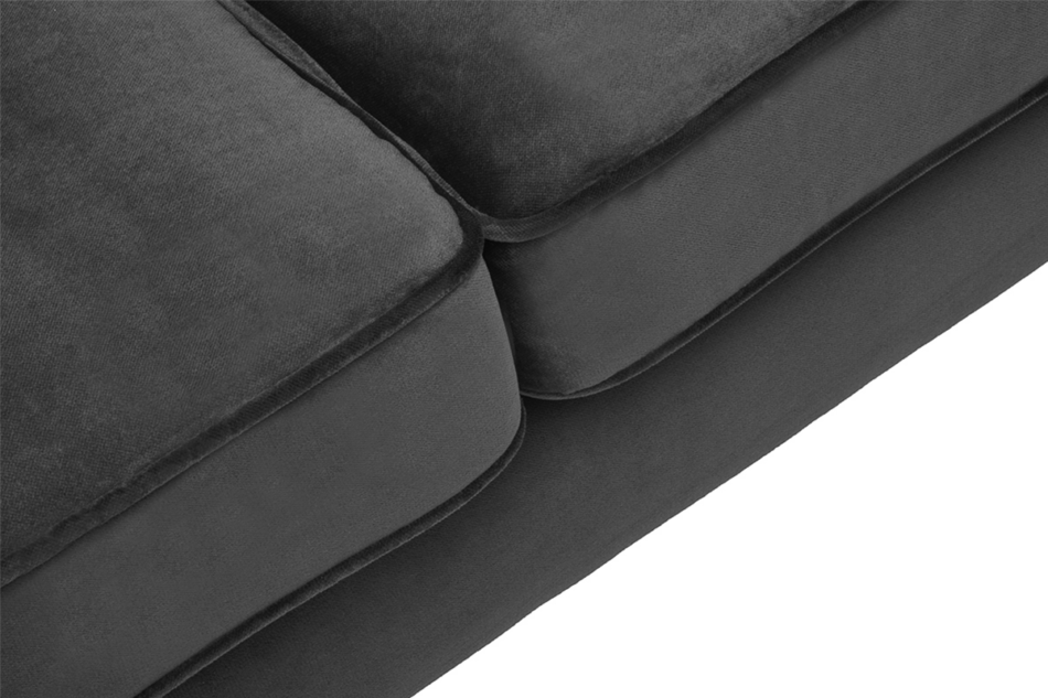 TERSO Scandinavian Sofa 3-Sitzer Sofa Velours Graphit graphit - Foto 3
